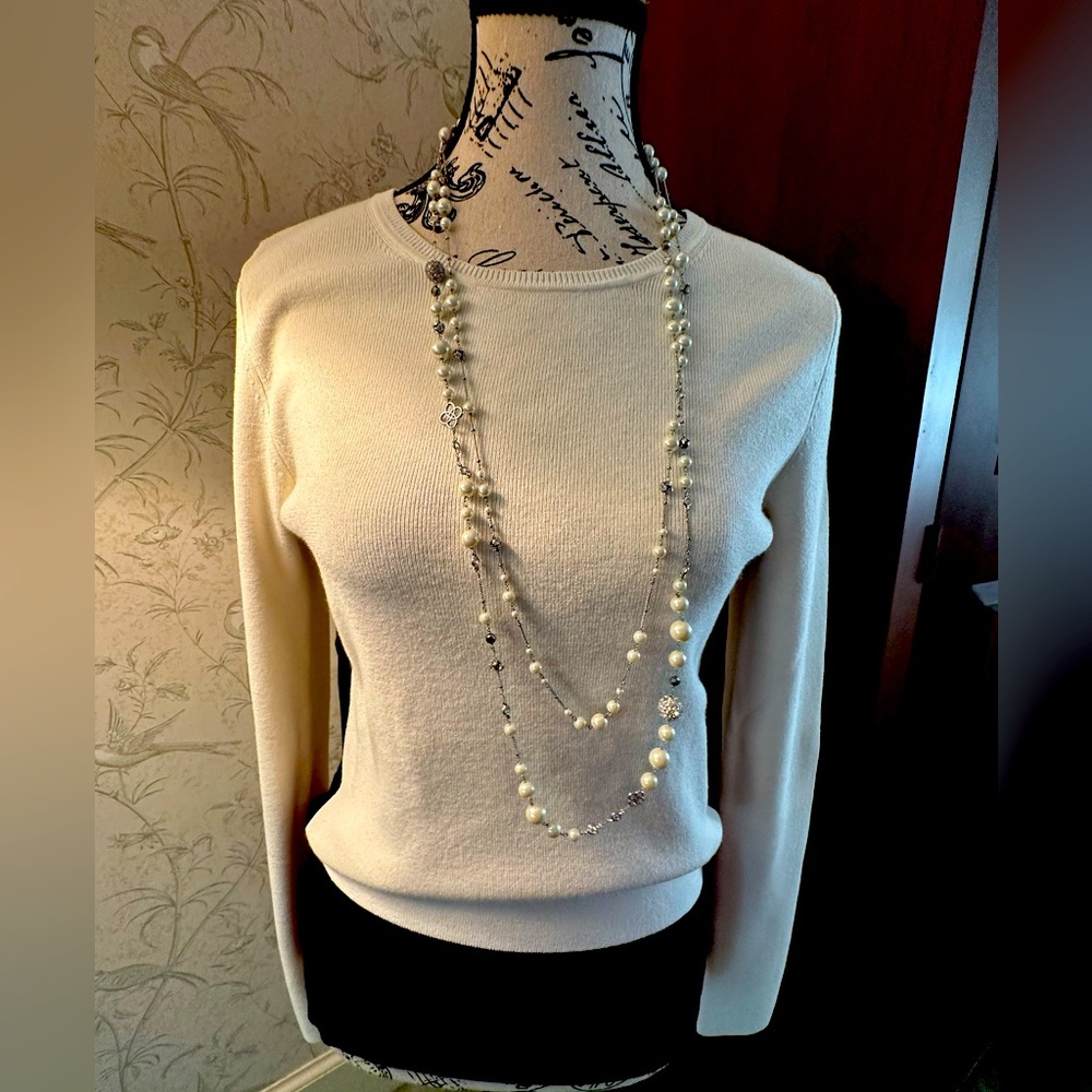 Knit two tone top